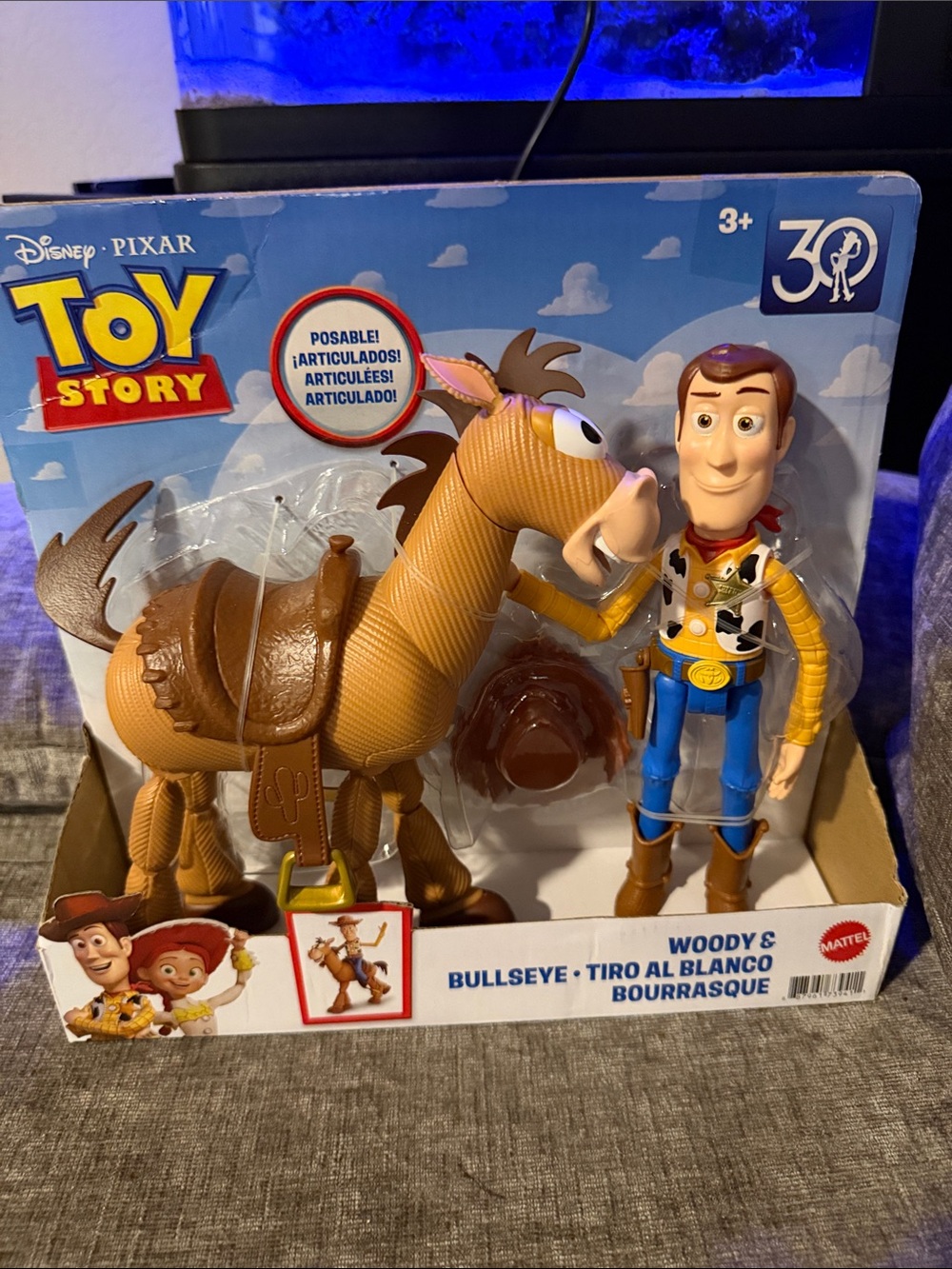 Disney Pixar Toy Story Woody & Bullseye Figure Set – Mattel – Posable Figures